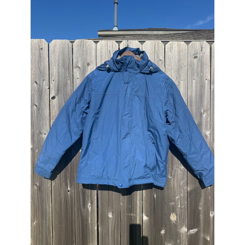 L L Bean Mens Medium Water Resistant, fleece lined  All Weather‎ Coat